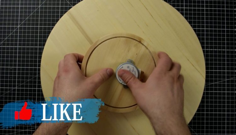 How to make a Motorized Lazy Susan / Turntable for Photo Studio