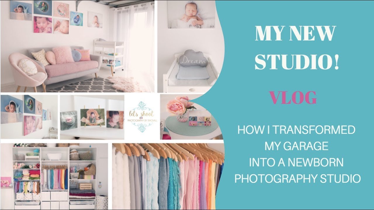 How I converted my garage into a newborn photography studio