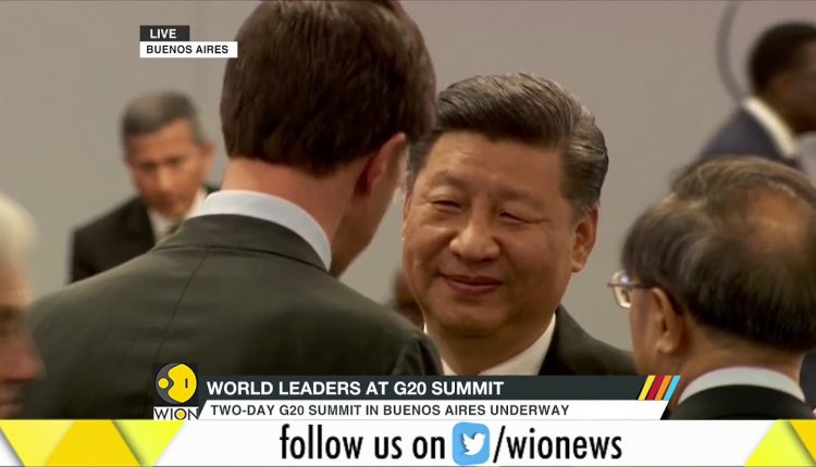 G20 leaders pose for a family photo during the G20 summit in Buenos Aires