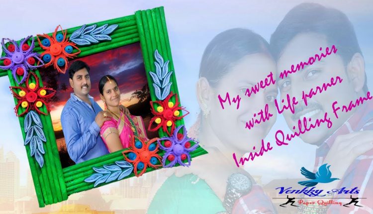 How to Make Beautiful Quilling Photo Frame Designs | Paper Quilling Art