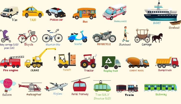 Vehicle Names: Useful Types Of Vehicles In English With Pictures - DSLR ...