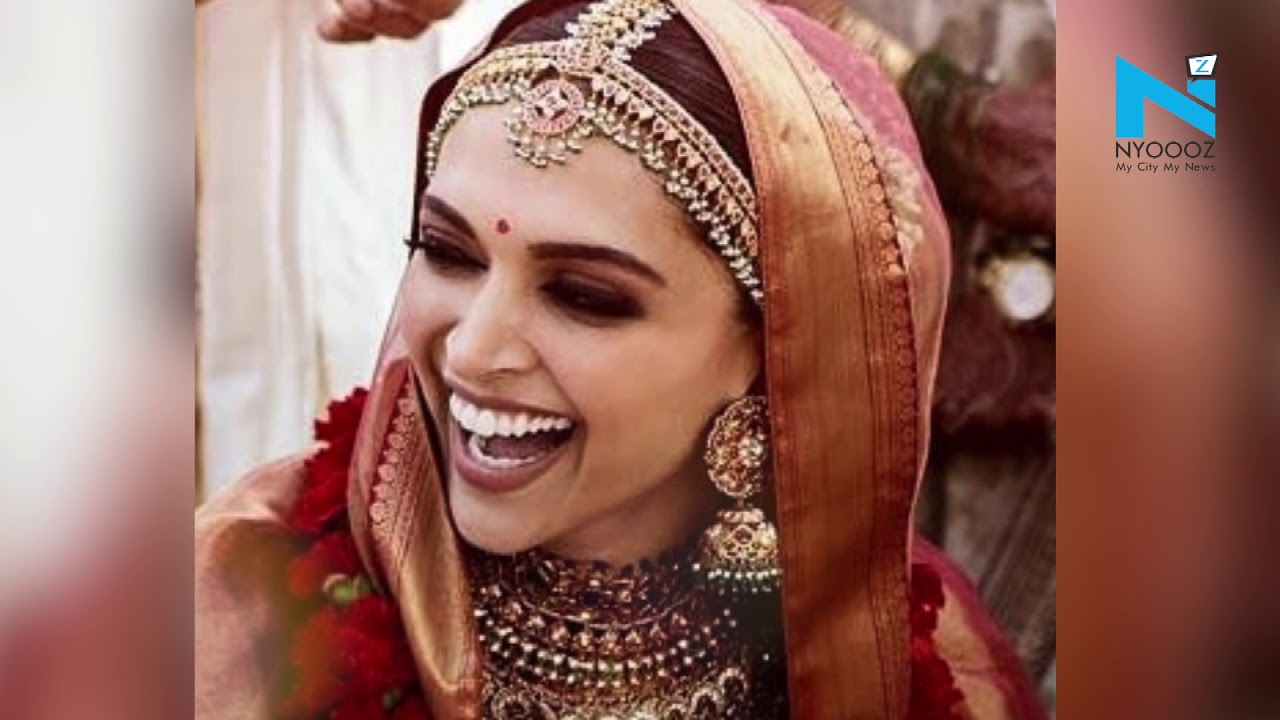 Straight from Italy first wedding pics of Deepika and Ranveer