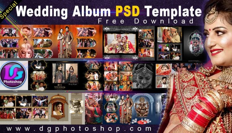 special Wedding Photo Album Design Template 10 PSD wedding album psd files free download 12x36 psd