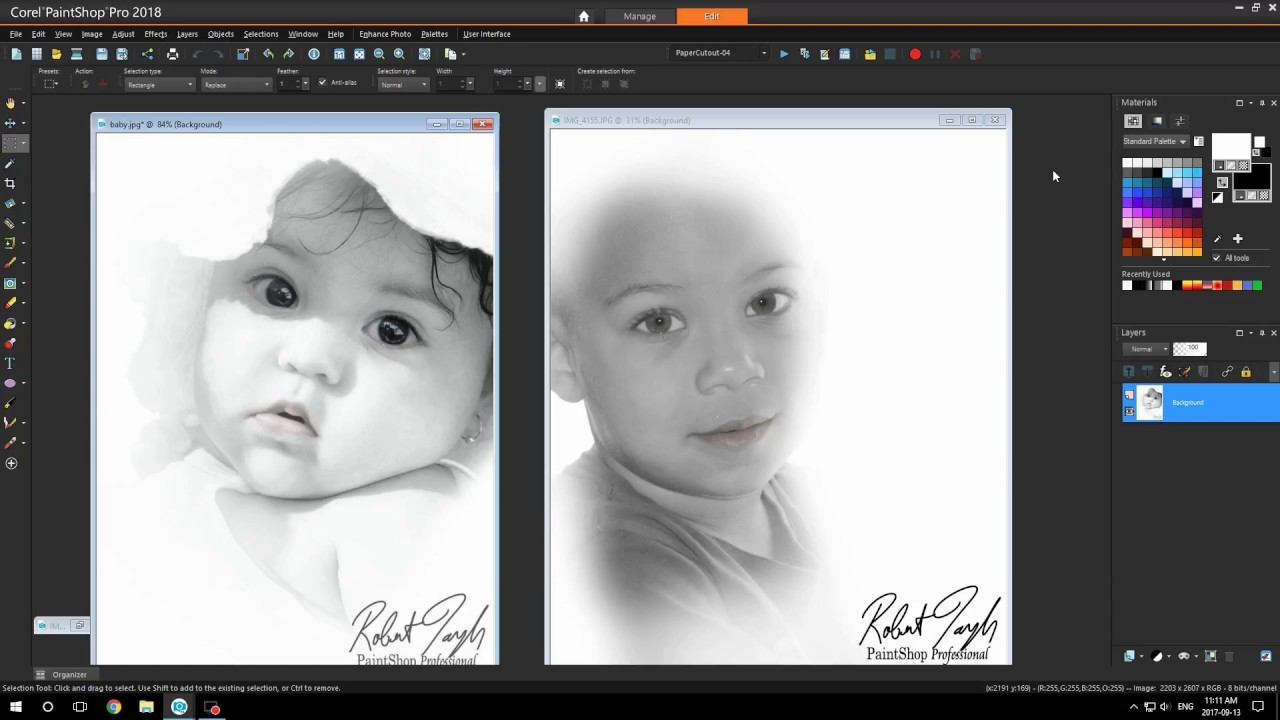 Create a dreamy effect on a portrait with PaintShop Pro