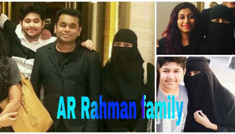 AR Rahman daughters Khatija, Rahima wife Saira and other family members photos