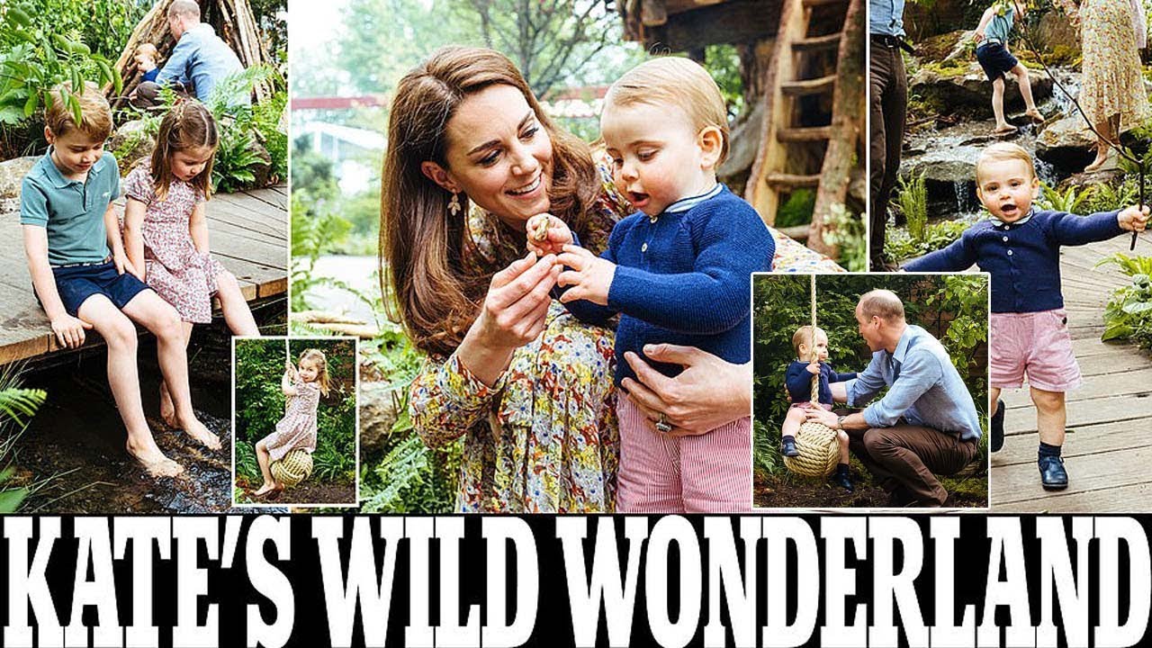 Kate & William share precious family photos of their children at Duchess' woodland playground