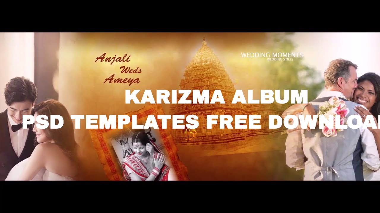 karizma wedding album psd files free download  [ VOL#18] SRINU PHOTO EDITING