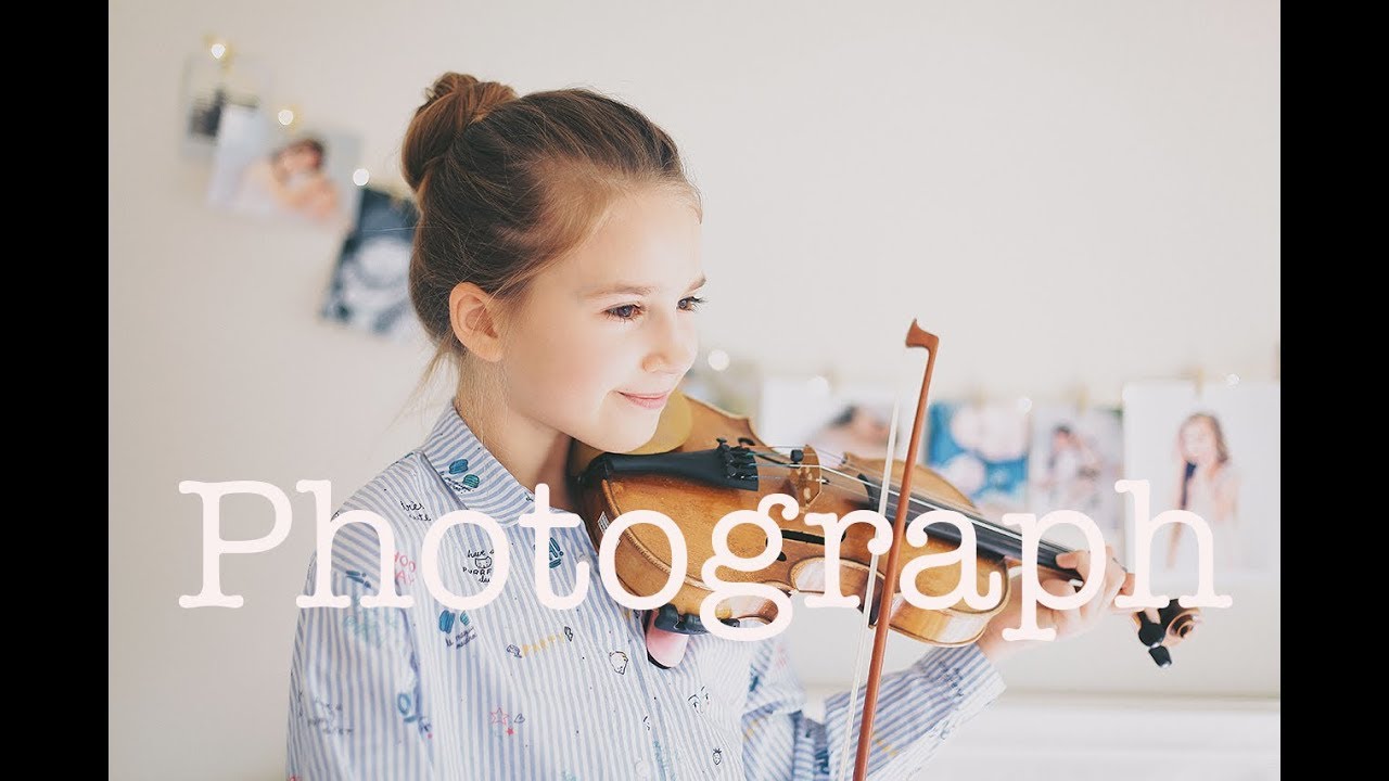 Photograph - Ed Sheeran - Violin Cover - Karolina Protsenko