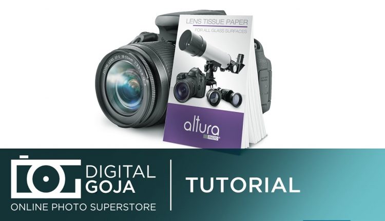 How To Clean Camera Lenses with Altura Photo Cleaning Tissue Paper Wipes | Video