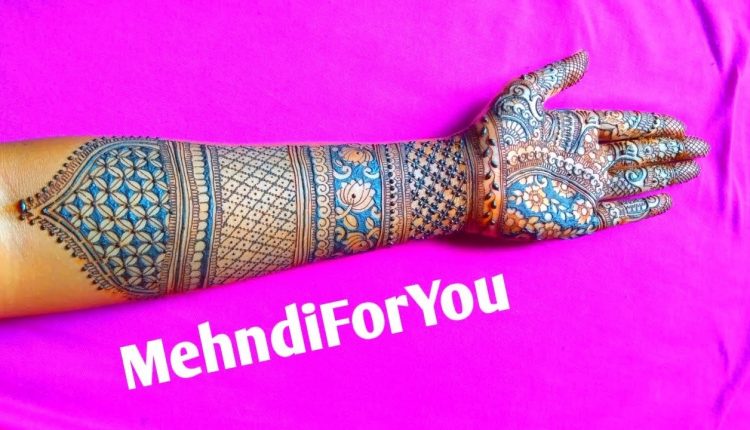 New Dulhan mehndi design 2019 || Latest bridal mehndi design || Front hand dulhan mehndi design