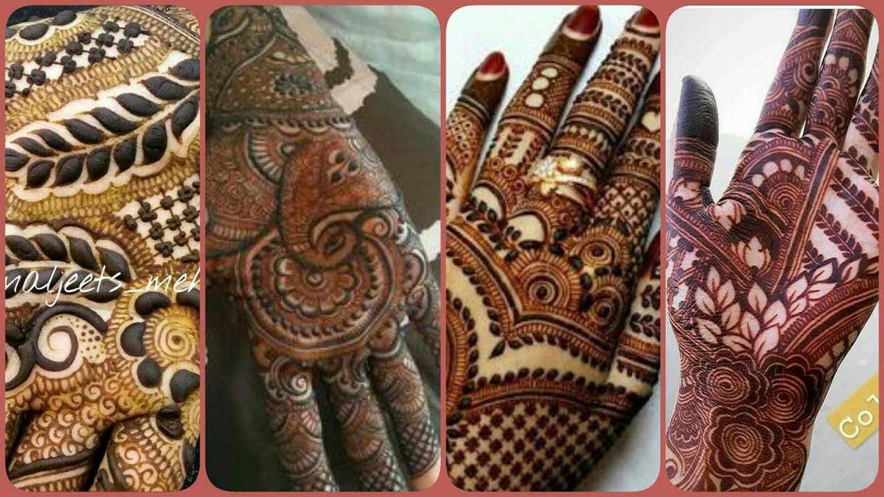 Attractive and Trendy Simple Bridal Mehndi/Henna Designs Images 2019