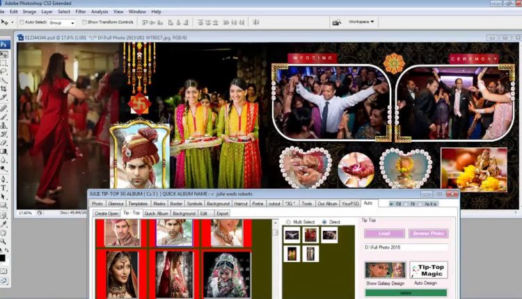 Julie Galaxy Pixel Touch Wedding Album Designing Software Free 600000 LAC PSD  Contect: 9414139249