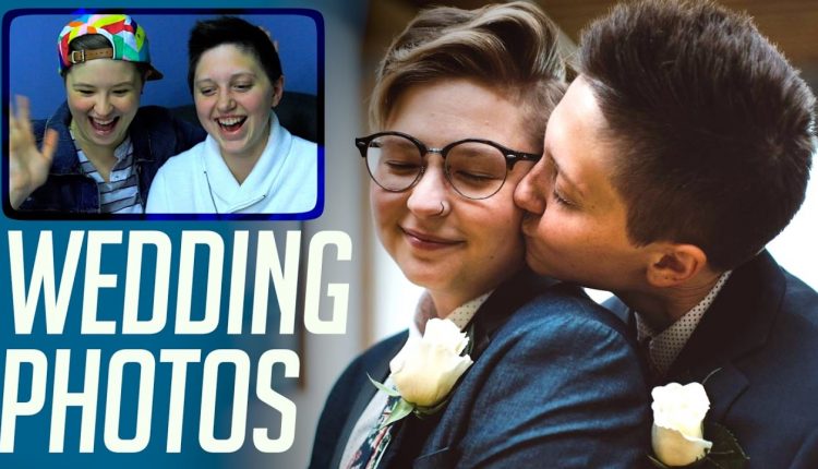Gay Couple Sees Wedding Photos For First Time :)