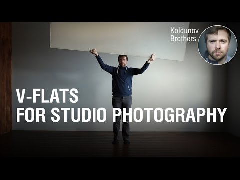 V-Flat for studio photography.