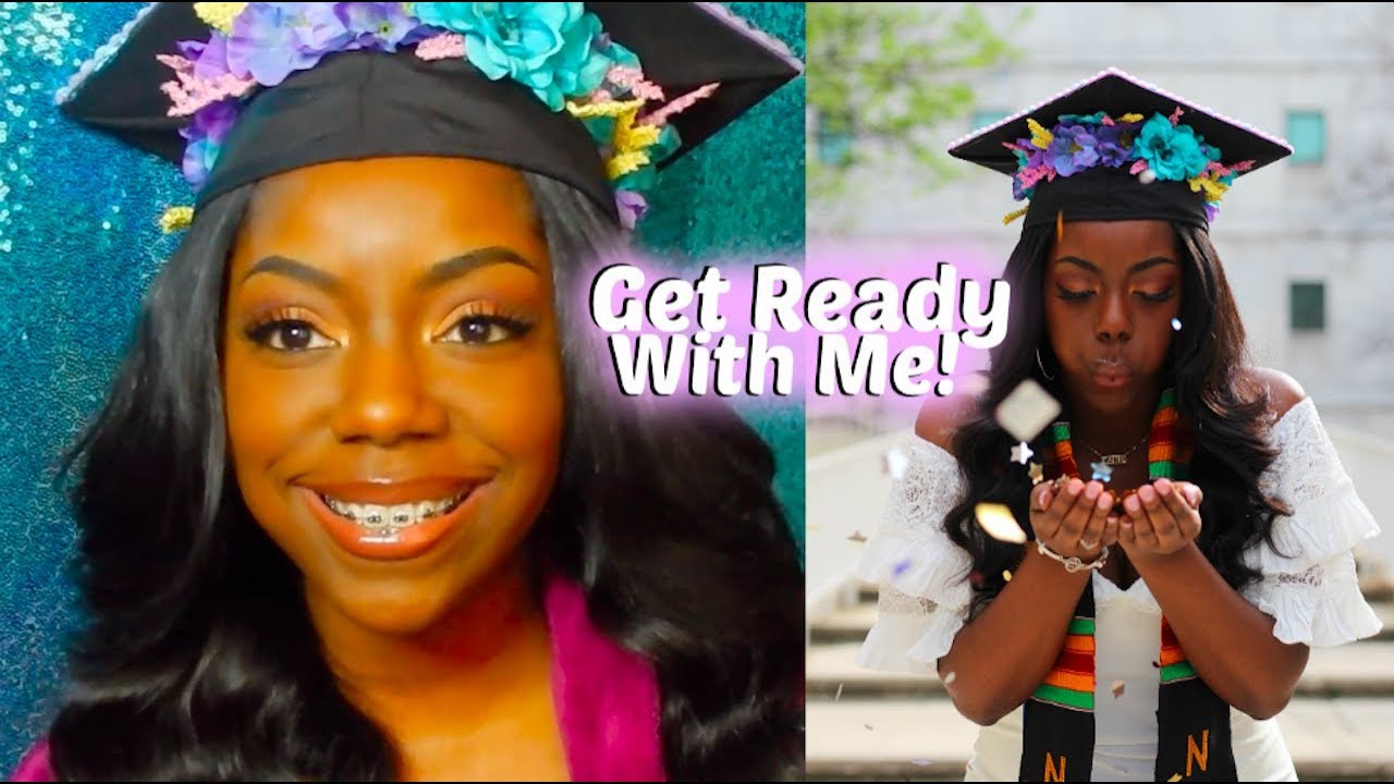 Graduation Pictures! | Hair & Makeup + Footage, Grad Cap and Pics!