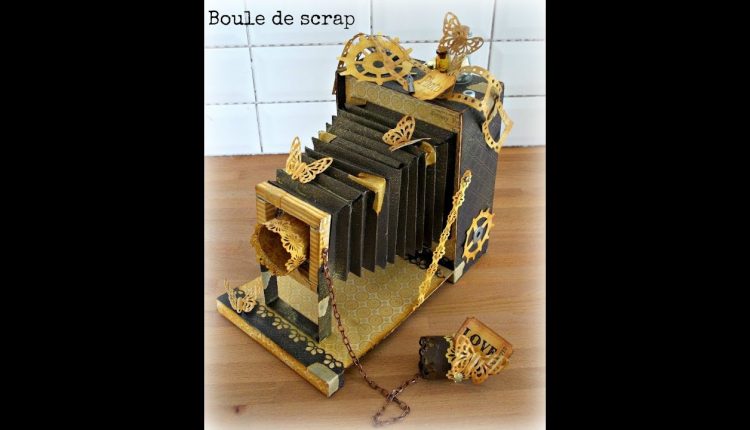 DIY Vintage camera paper/ Tutoriel Appareil photo vintage