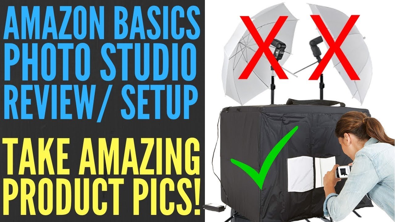 AmazonBasics Photo Studio Review - eBay Photography Light Box LED Tent for Online Reselling