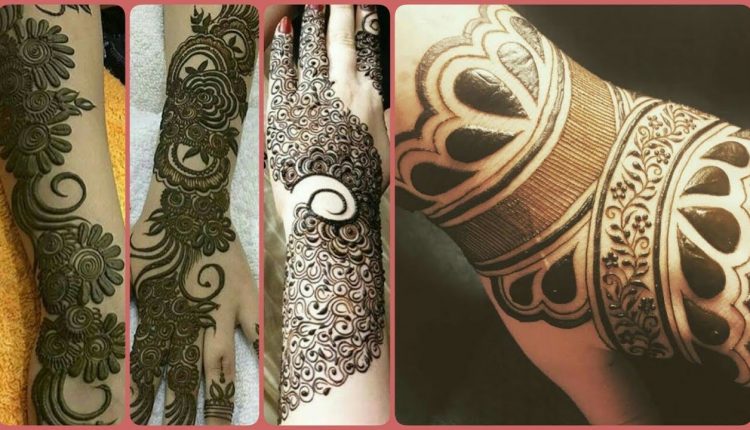 Top Trending and Stylish Arabic Indian Khafif Dubai Bridal Mehndi Designs 2019-20