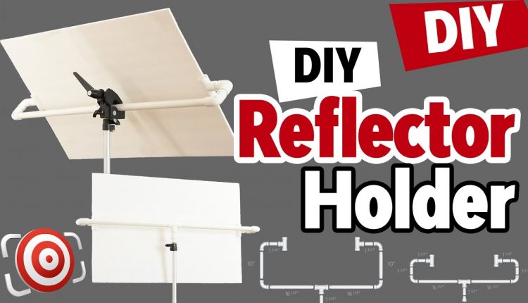 DIY Photography Studio Reflector Holder and One Light Portrait Lighting Tutorial