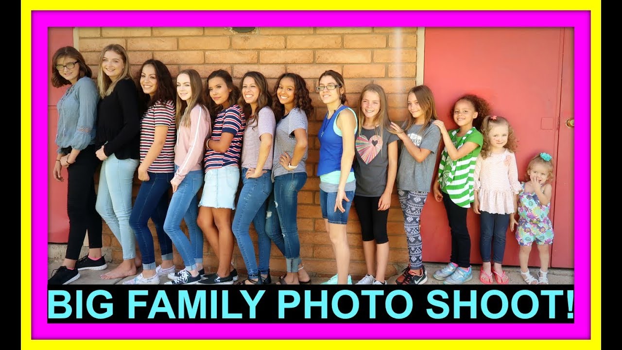 BIG FAMILY PHOTO SHOOT! | ADDISON BIRTHDAY | DANCE PARTY