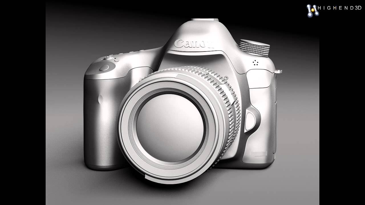 Canon EOS 5d Mark III Photo Camera 3D Model From CreativeCrash.com