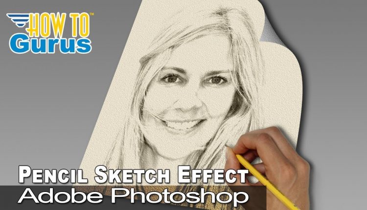 How to Pencil Sketch Effect in Photoshop CC from  a Portrait Photo