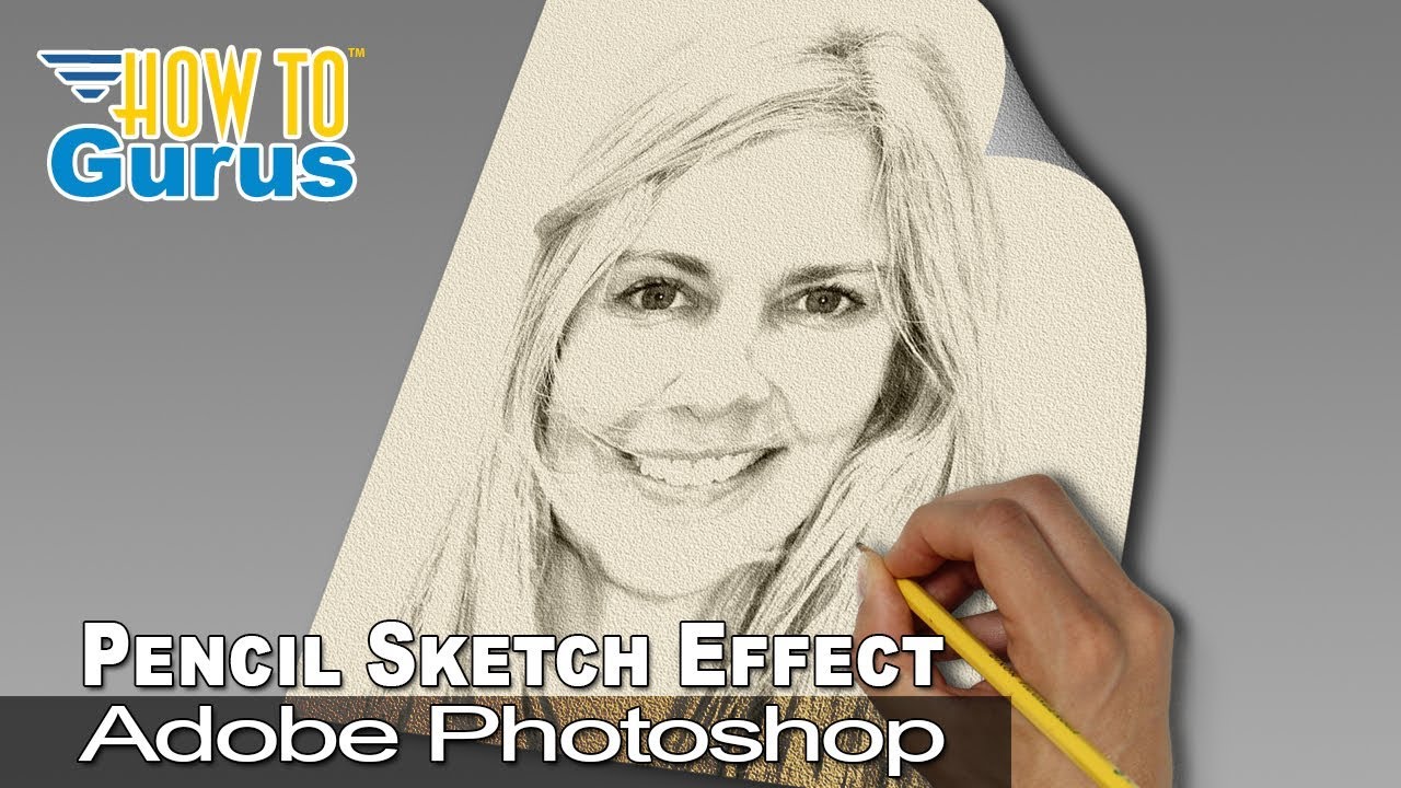 How to Pencil Sketch Effect in Photoshop CC from  a Portrait Photo