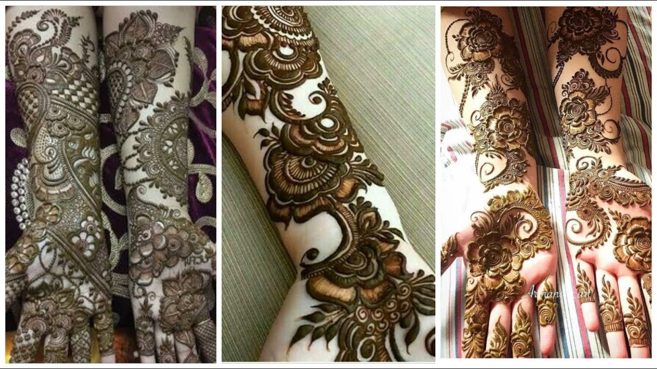 Beautiful Bridal Hands Mehndi Designs Ideas