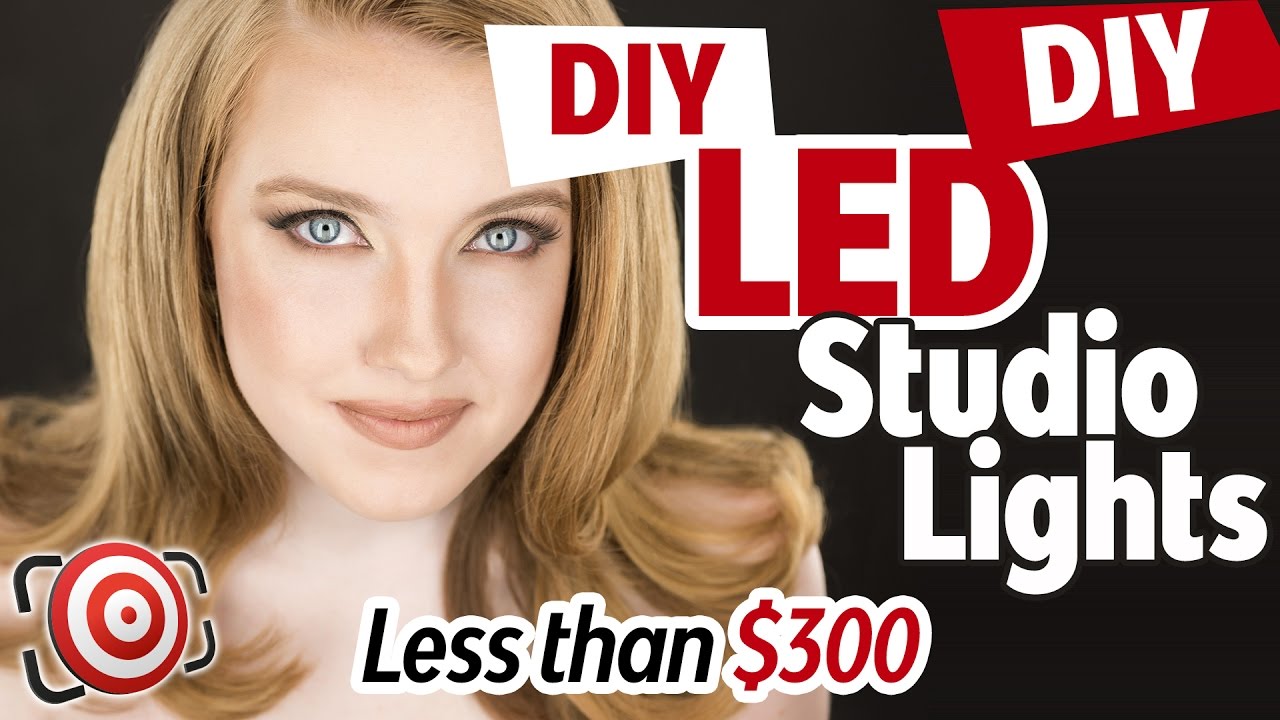 DIY Photography LED Studio Lights for Portraits & Headshots - DIY Kino Flo Lights  - Diy Lighting