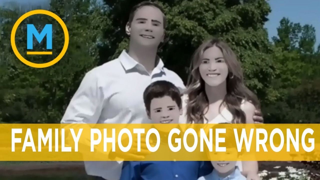 Family photo shoot goes horribly wrong, results are both hilarious and frightening | Your Morning