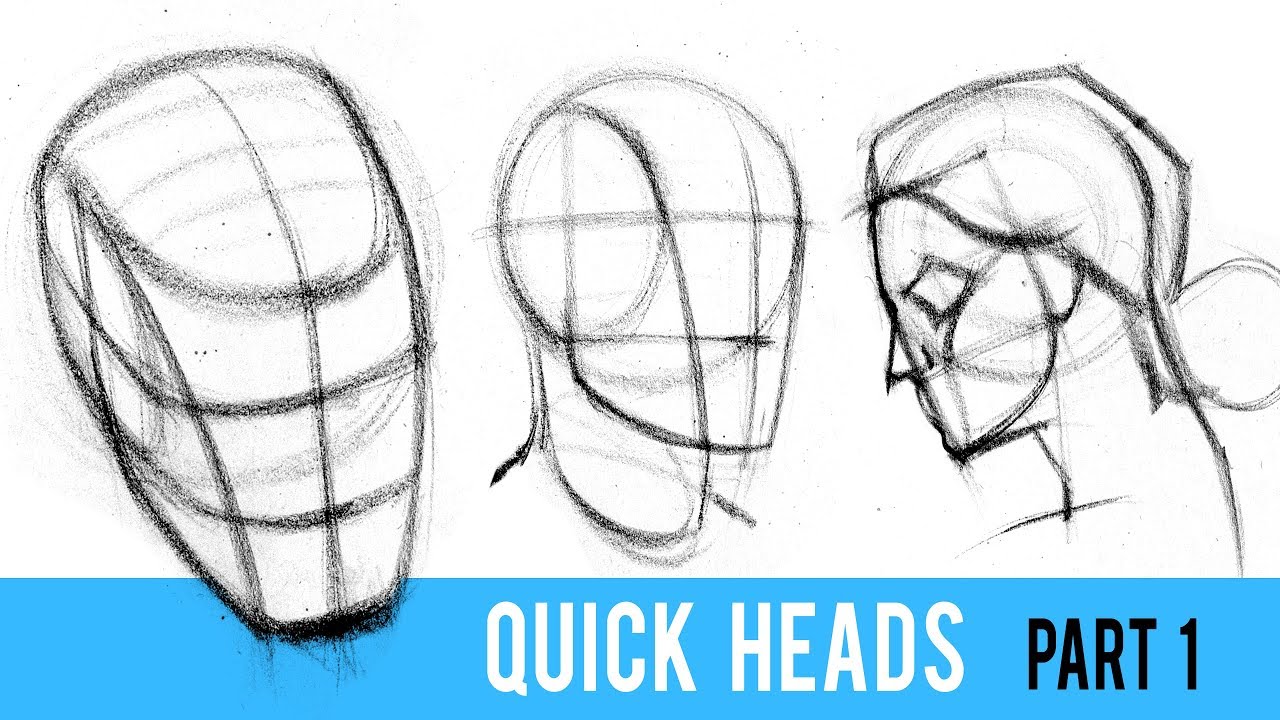 Quickly Draw Heads with the Loomis Method - Part 1