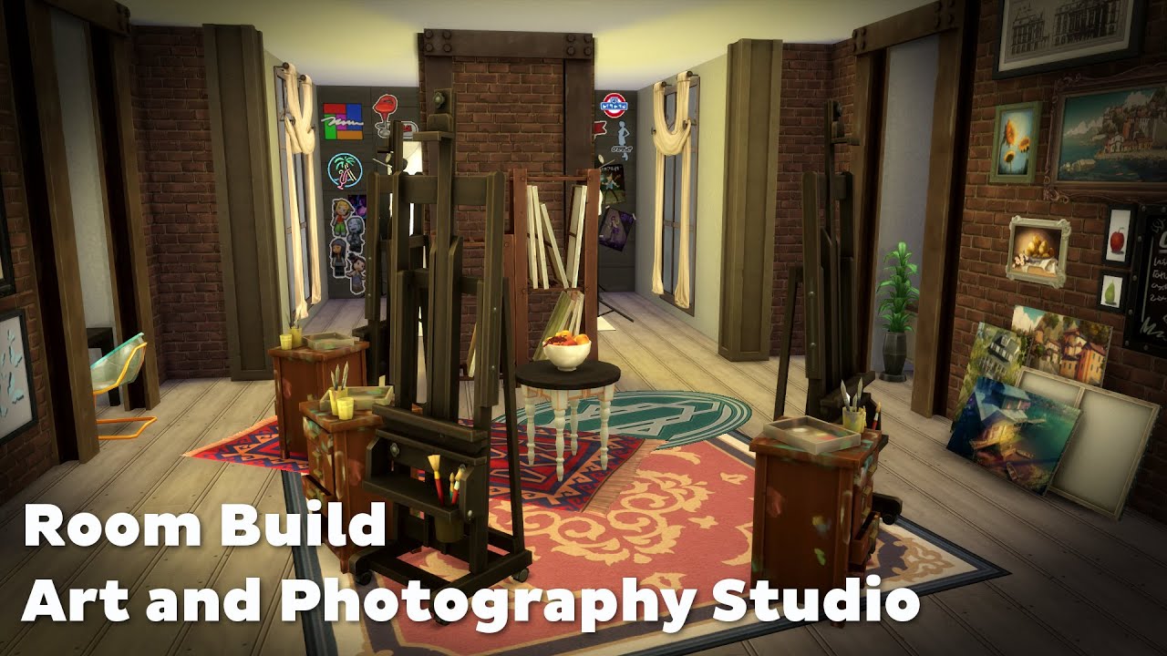 The Sims 4: Room Build - Art and Photography Studio