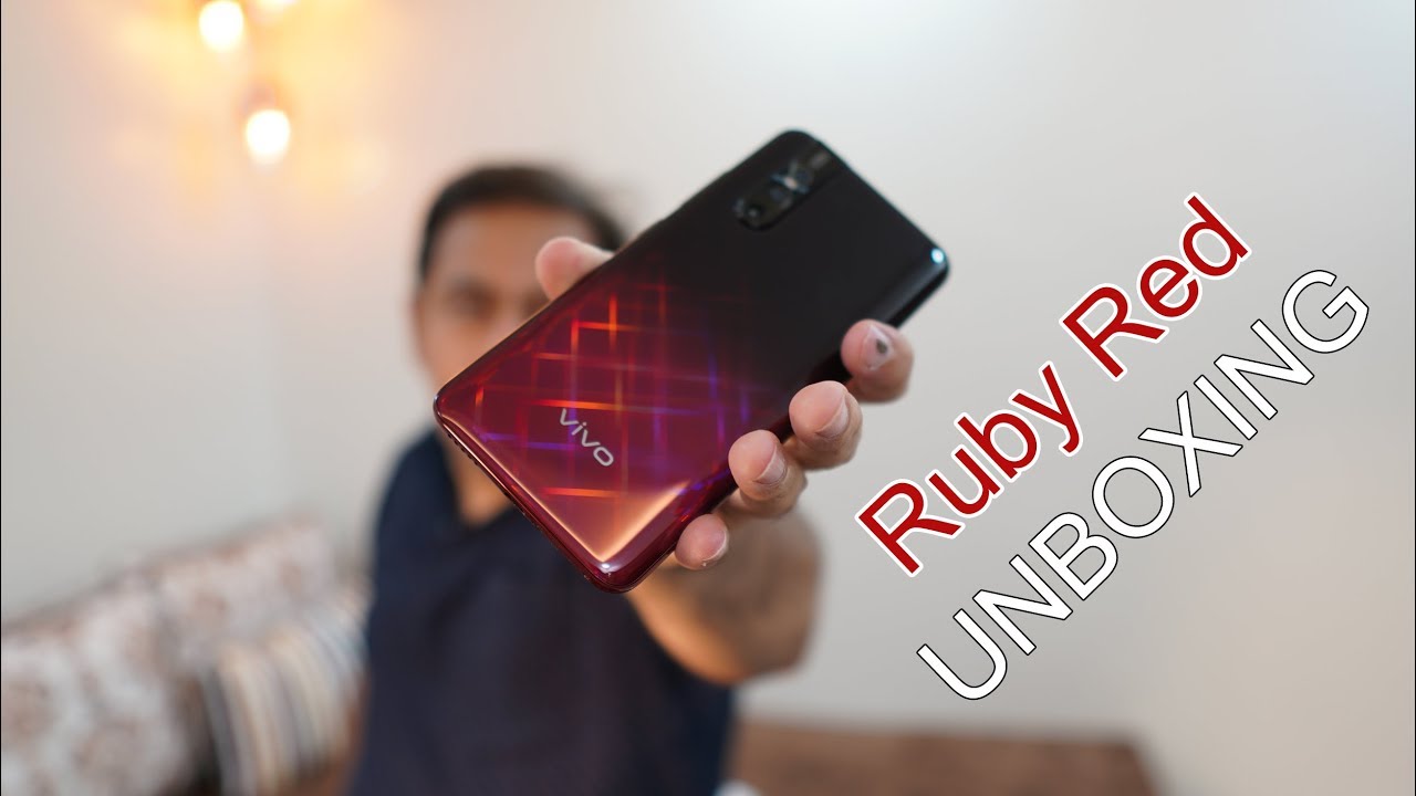 Vivo V15 Pro Ruby Red 8GB/128GB unboxing, WOW Color
