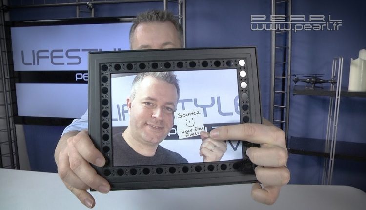 CADRE PHOTO AVEC CAMERA HD - Video surveillance - [PEARLTV.FR]