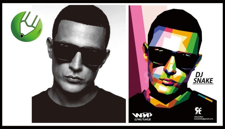 WPAP SPEED ART, in Photo DJ SNAKE.. COREL DRAW X5