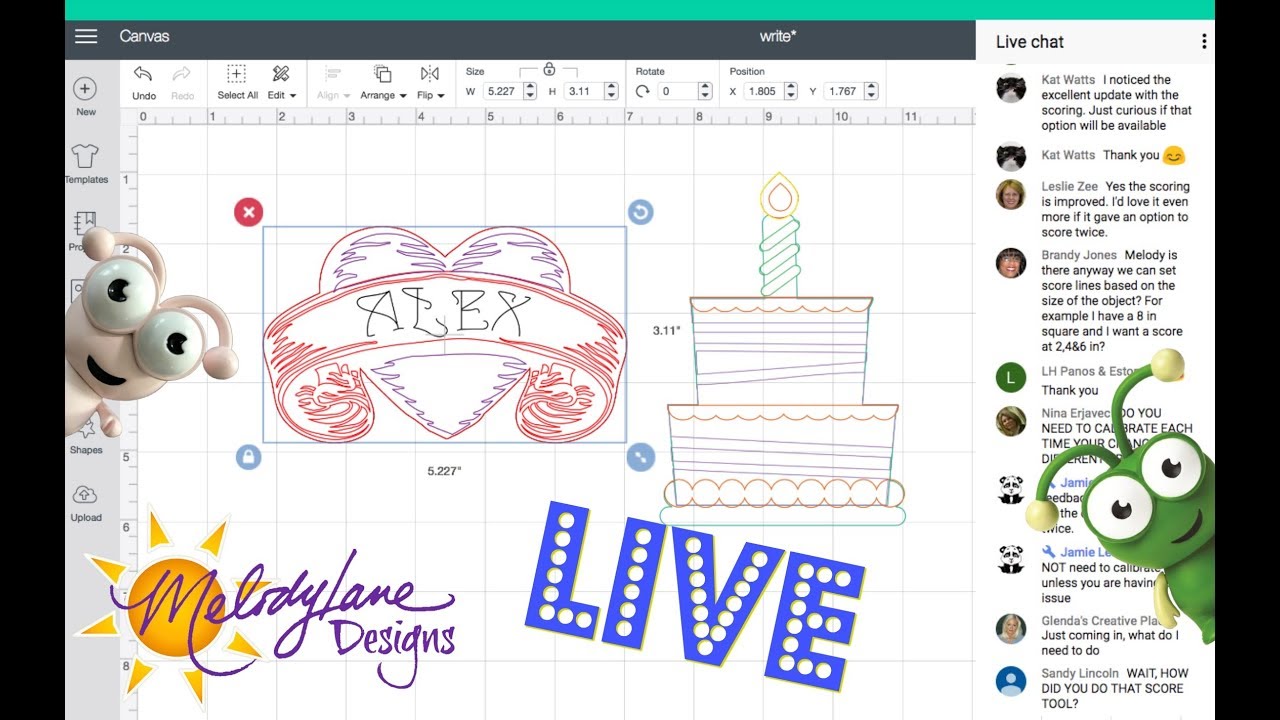 Drawing Images in Design Space LIVE Class