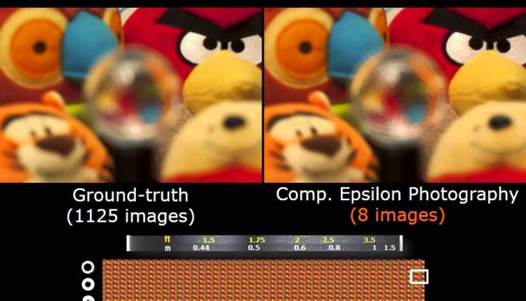 Compressive Epsilon Photography for Post-Capture Control in Digital Imaging