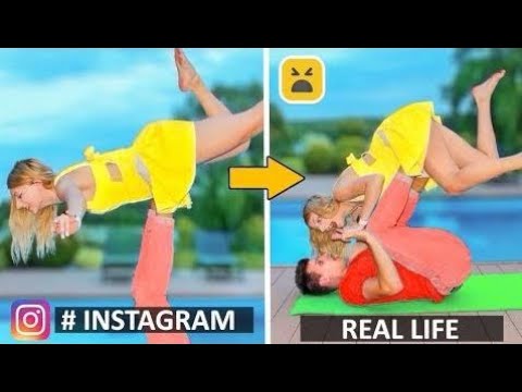 [DIY School] Instagram vs Real Life! Phone Photo DIY Life Hacks   3
