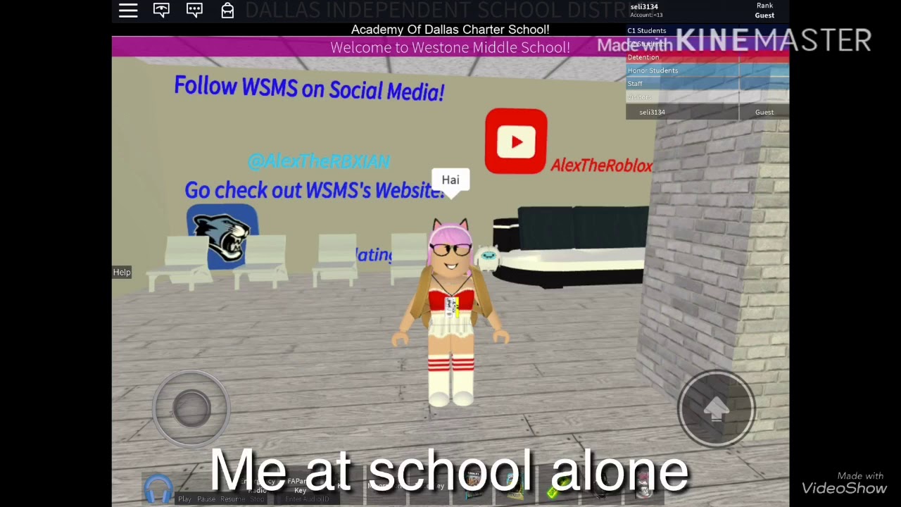 When You Are Alone At School It S Just A Picture Of Me On Roblox Xd Dslr Guru - roblox alone id