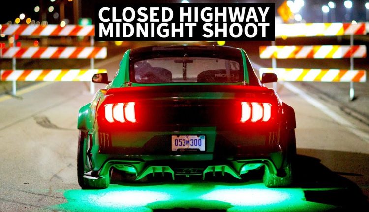 900hp Mustang Midnight Photoshoot: What it Takes to Capture Vaughn Gittin Jr.'s Cloverleaf Drift