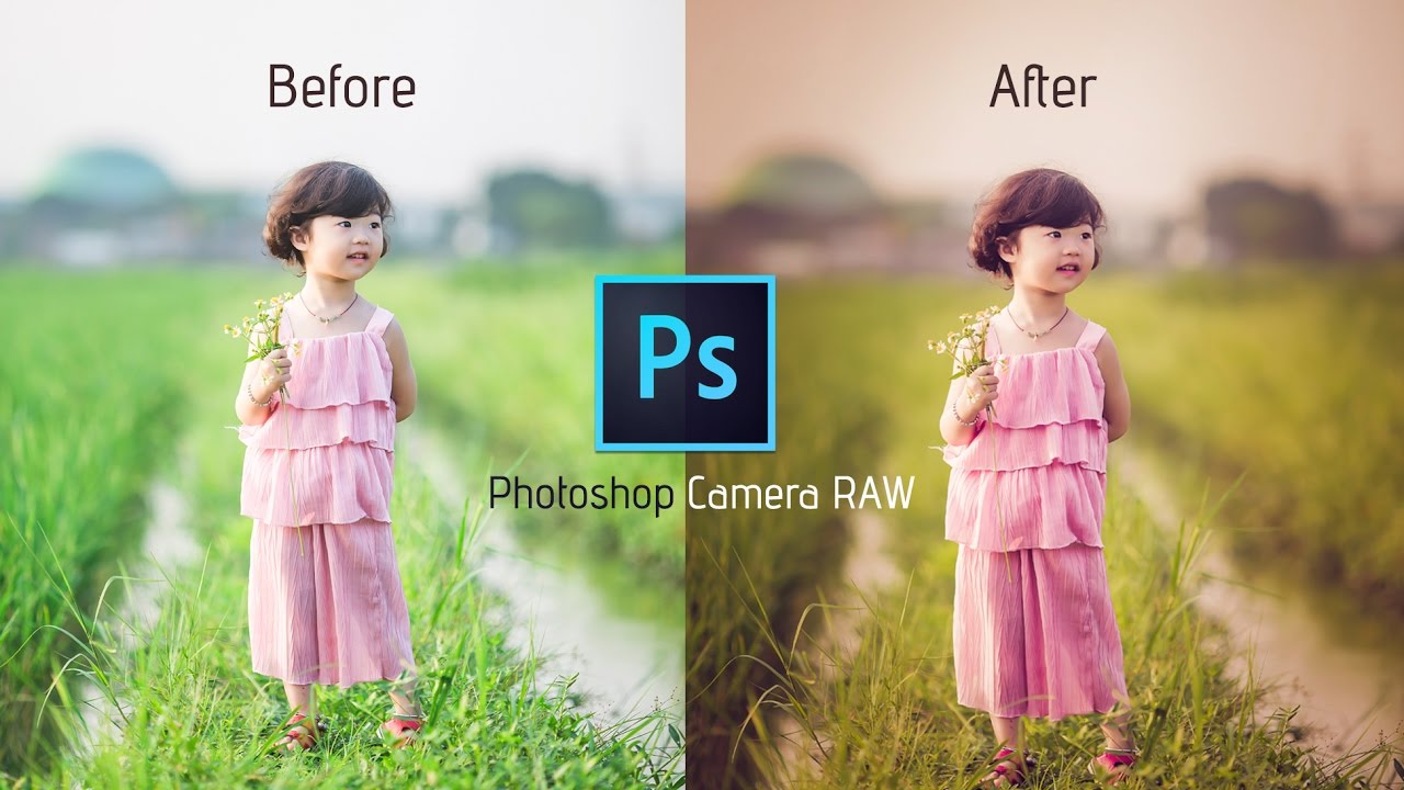 Photoshop Tutorial | Camera Raw Filter | Cute baby Photo | Post Process