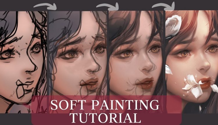 [Medibang] Soft painting + Brush settings - TUTORIAL + SPEEDPAINT
