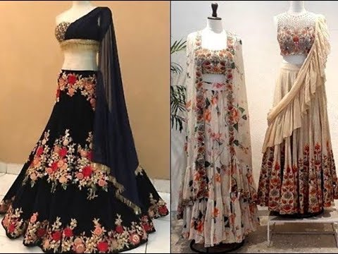 Floral Lehenga Designs 2019 | Bridal Lehenga Choli | Heavy Work Lehenga | Designer Floral Lehenga