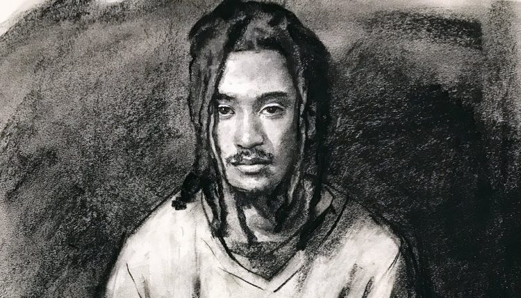 Portrait #83 - Charcoal Drawing of a Student