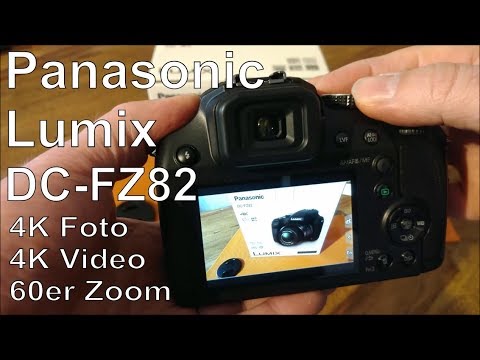Panasonic Lumix DC-FZ82 Bridge Kamera - 4K Videos u. Foto - 60x - Alternative zu Nikon Coolpix B700