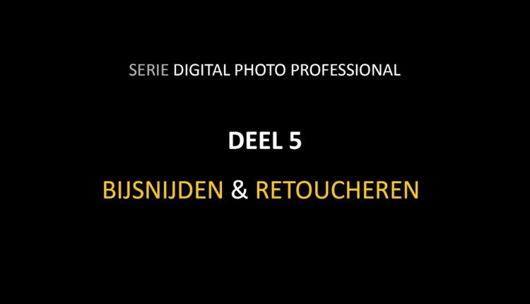 Werken met Canon DPP | Deel 5 Bijsnijden en Retoucheren (Dutch)