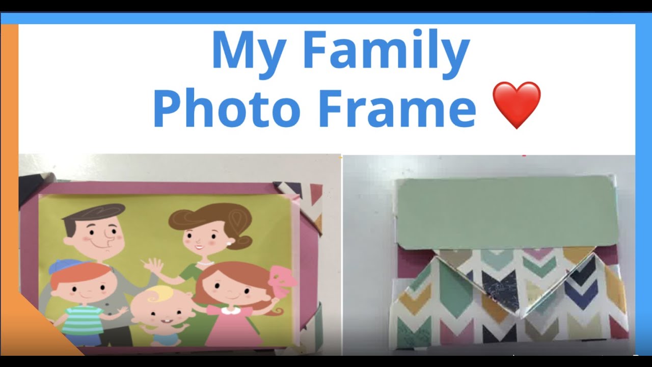 Learn Chinese - My Family | Origami | Photo frame