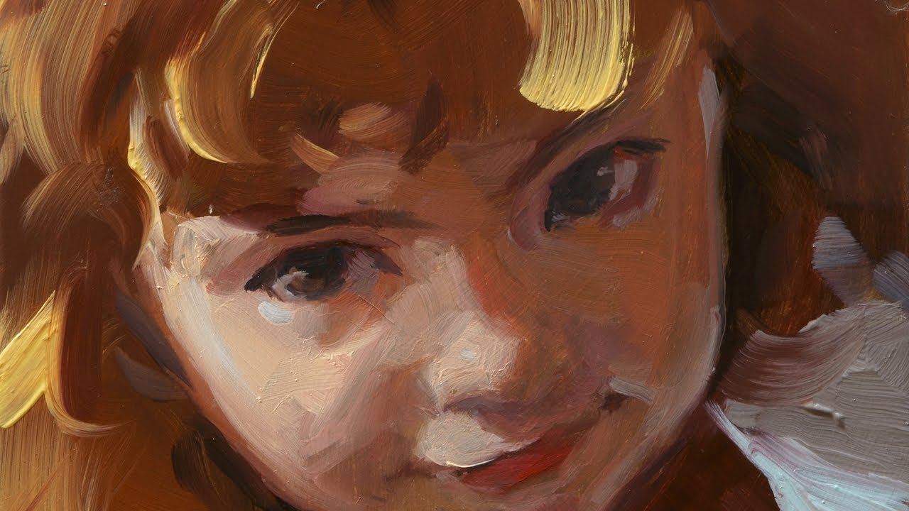 Minnow - Painting a Child's Portrait in Oil Paint
