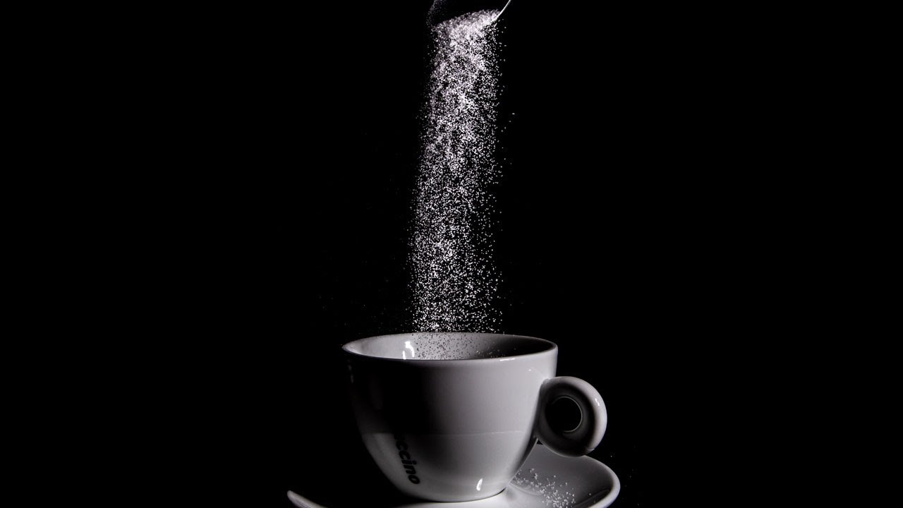 LOW KEY PHOTOGRAPHY - Black And White Photography With Sugar And Cup