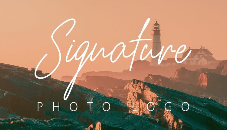 Create A Customized Signature PHOTO LOGO in Photoshop